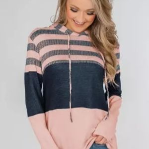 2/$35 New Peachy Blue hoodie